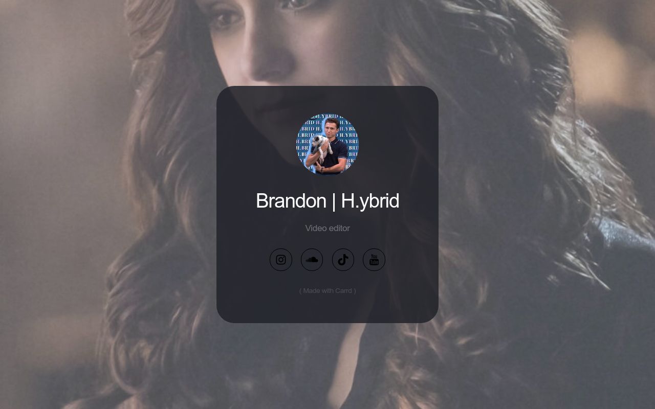 Carrd profile picture for @hybrid